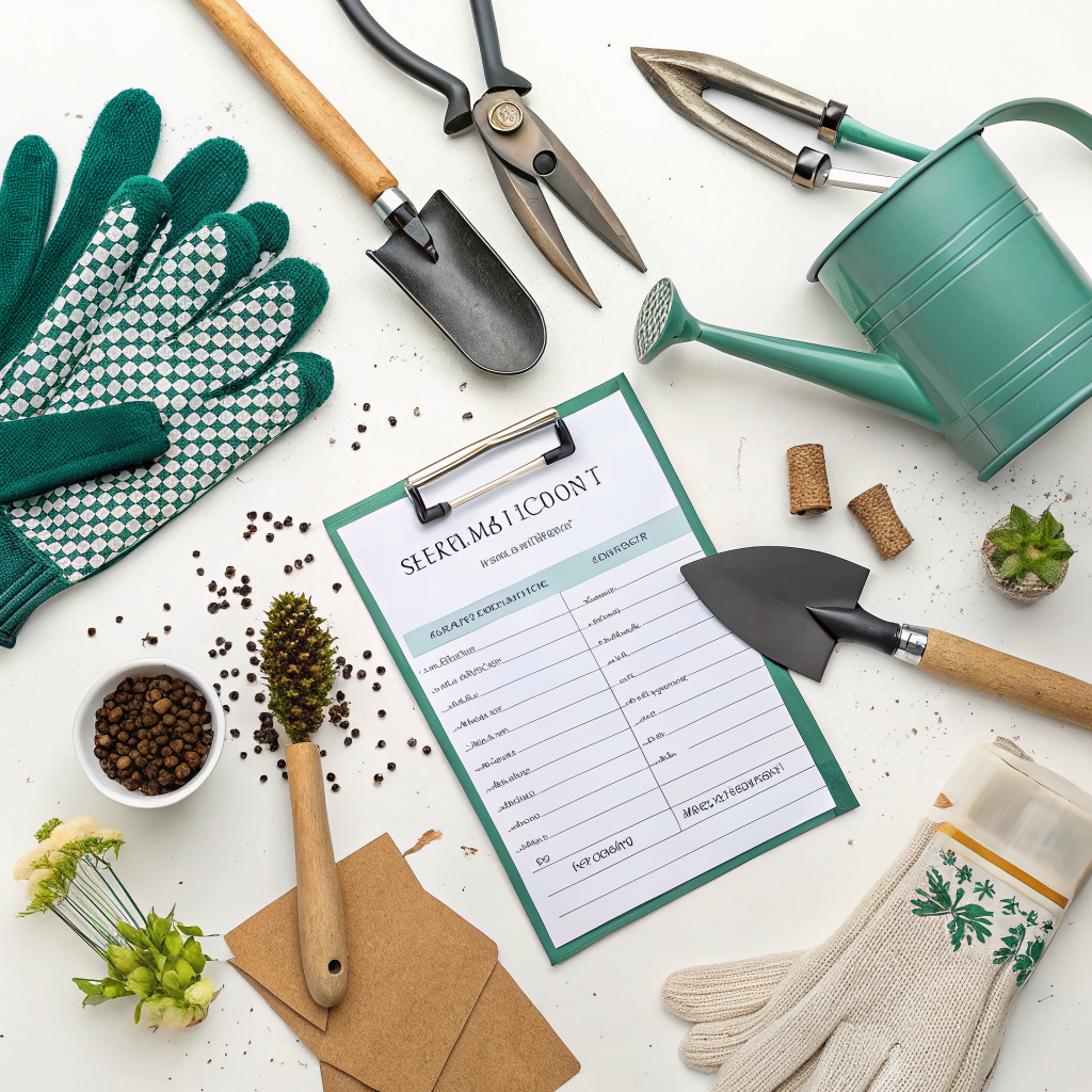 spring garden checklist