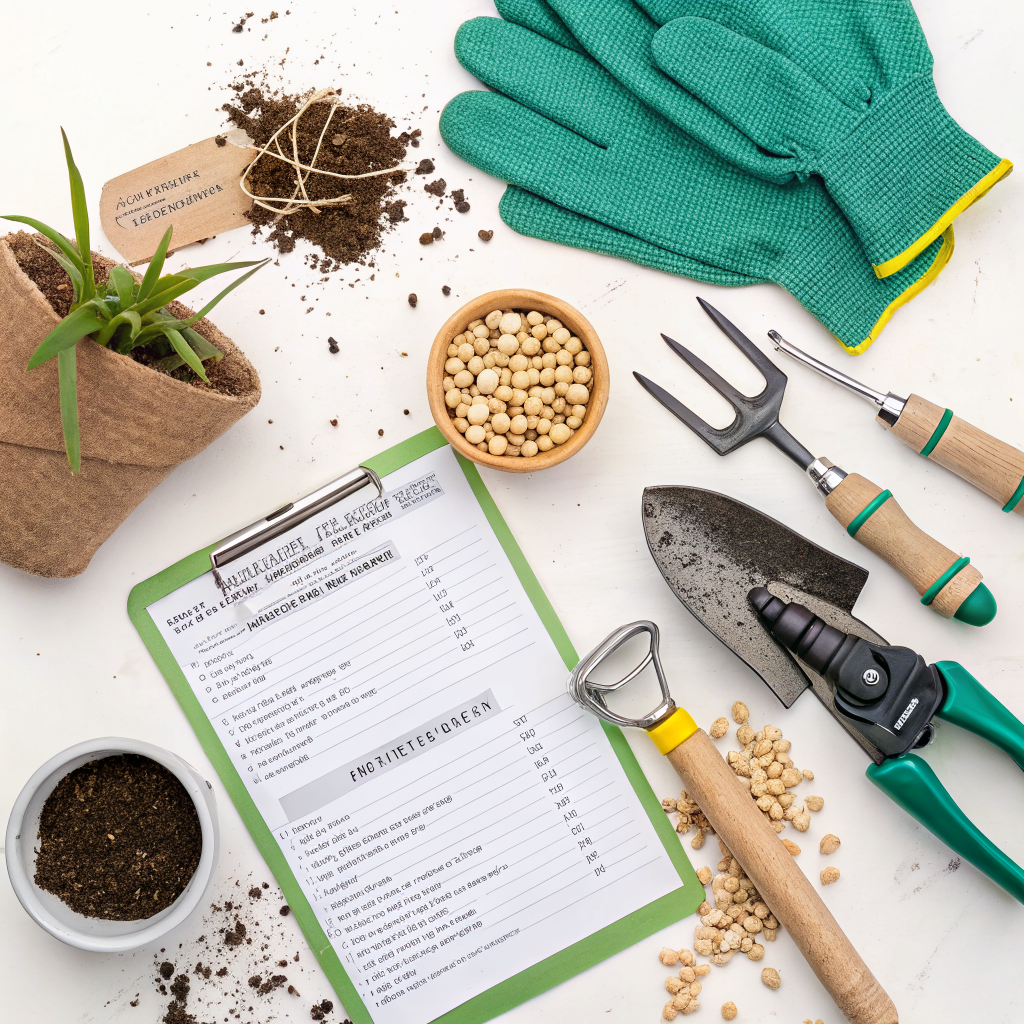 spring garden checklist