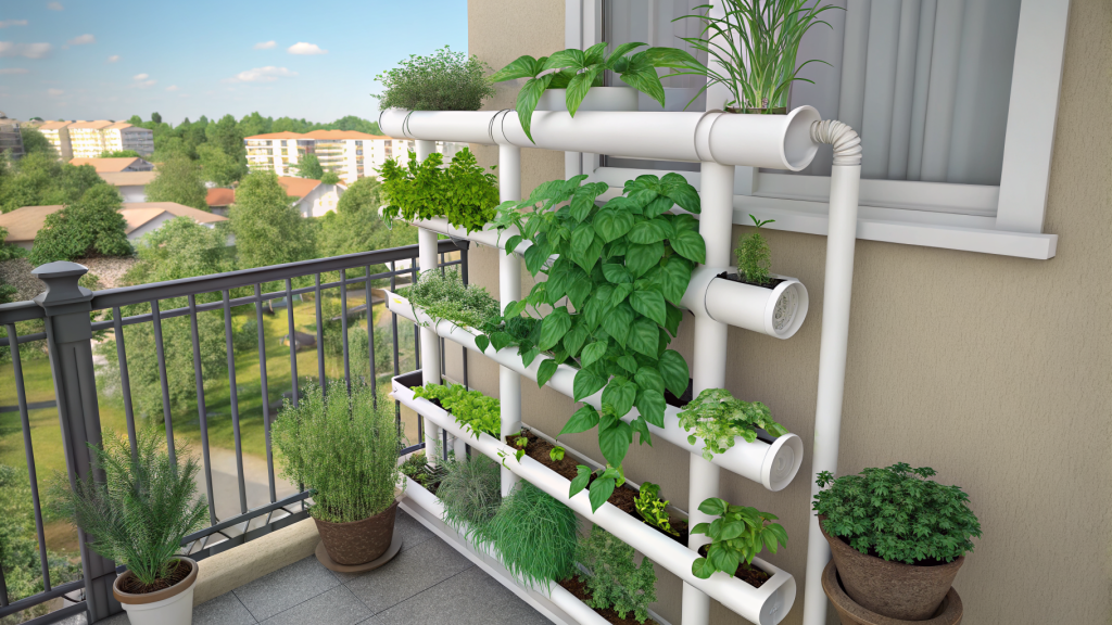 portable vertical herb garden
