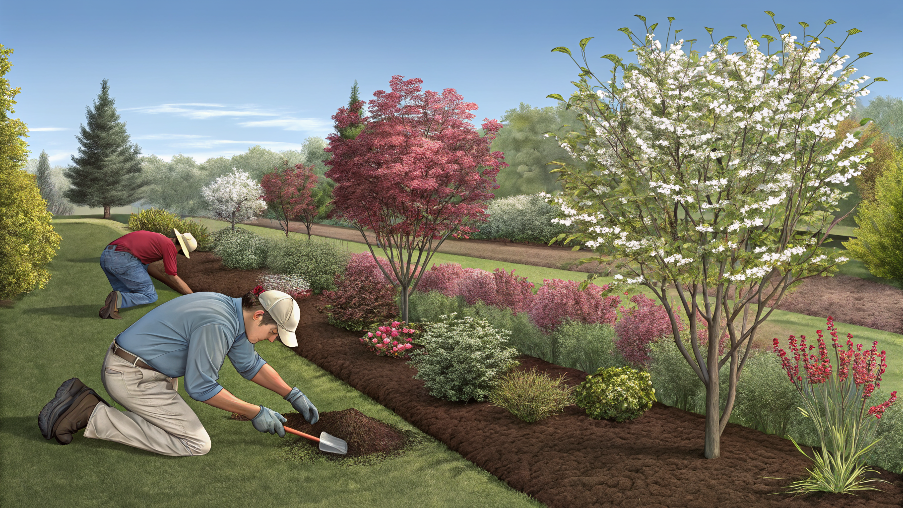 Planting a Native Pollinator Hedge with Dogwood and Serviceberry