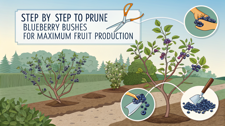 How to Prune Blueberries for Maximum Fruit Production