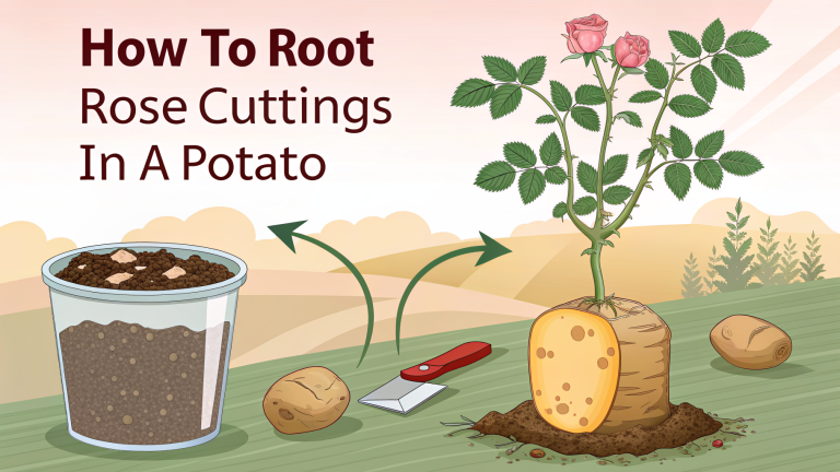 How to Root Rose Cuttings in a Potato for Easy Propagation