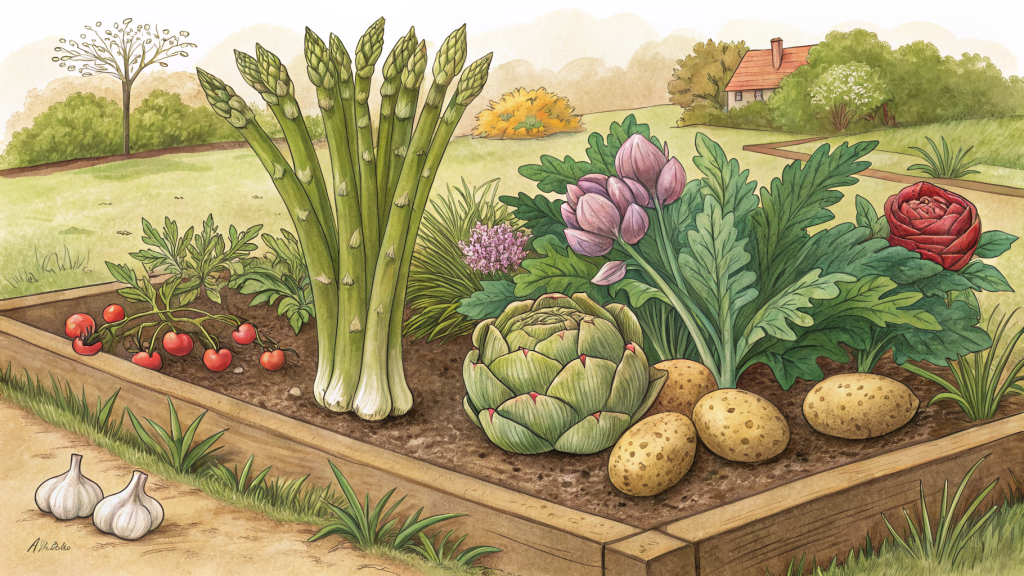 5 Perennial Vegetables to Plant Once and Harvest for Years