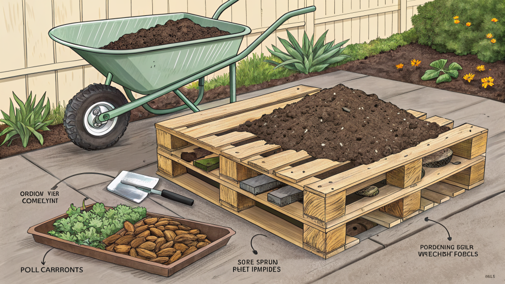 DIY Pallet Compost Sifter for Uniform Soil Texture in 10 Minutes