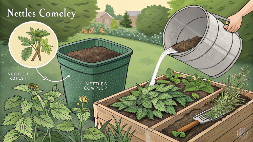 How to Make Compost Activator from Nettles and Comfrey