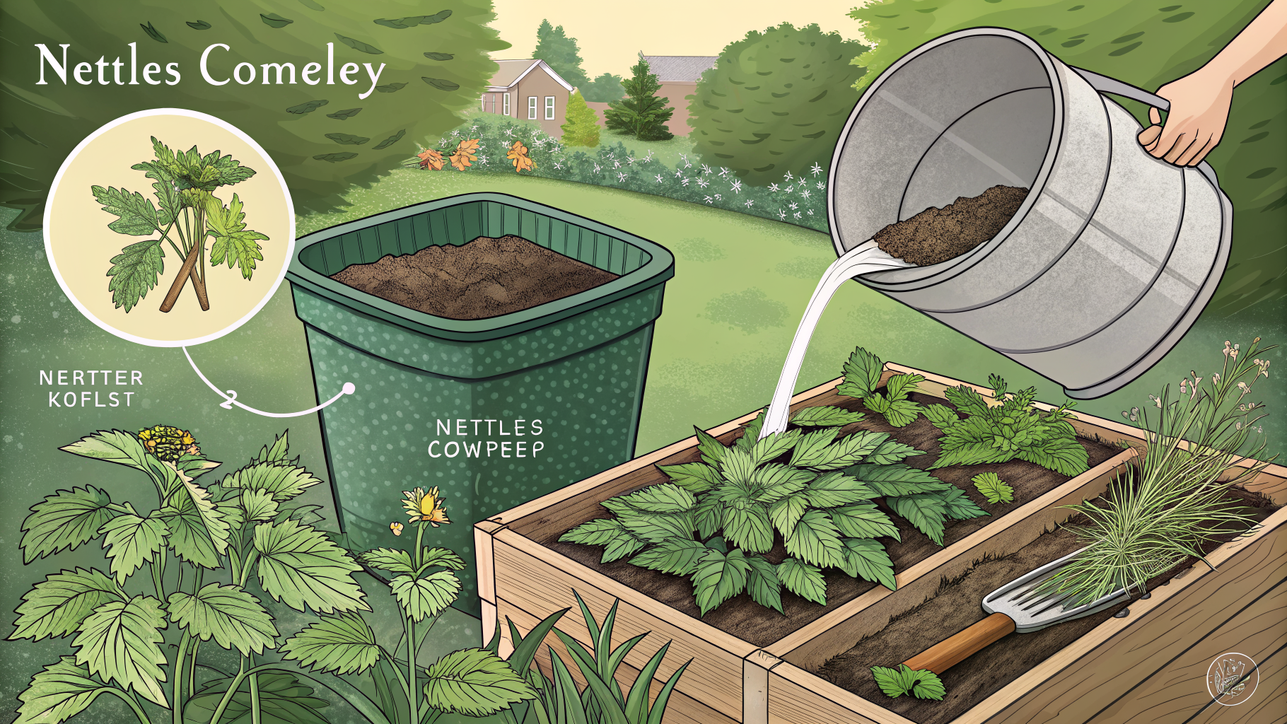 How to Make Compost Activator from Nettles and Comfrey