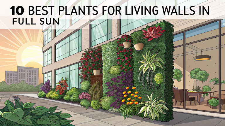 10 Best Plants for Living Walls in Full Sun (Vertical Garden Guide)