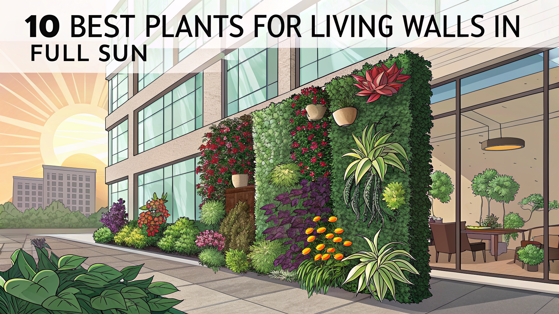 10 Best Plants for Living Walls in Full Sun (Vertical Garden Guide)
