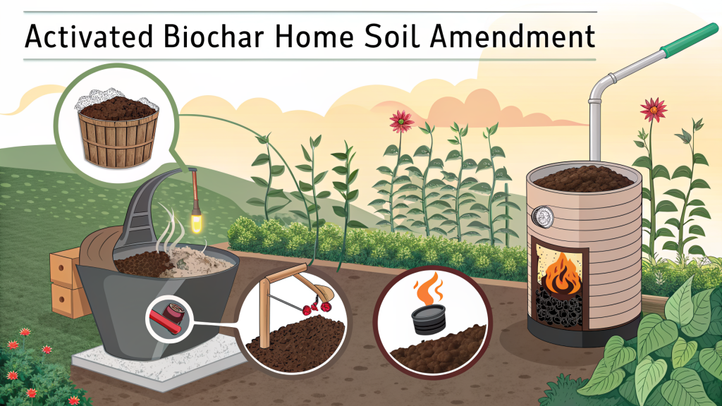 How to Make Activated Biochar at Home for Soil Amendment