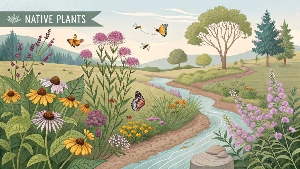 10 Native Plants for a Pollinator-Friendly Rain Garden