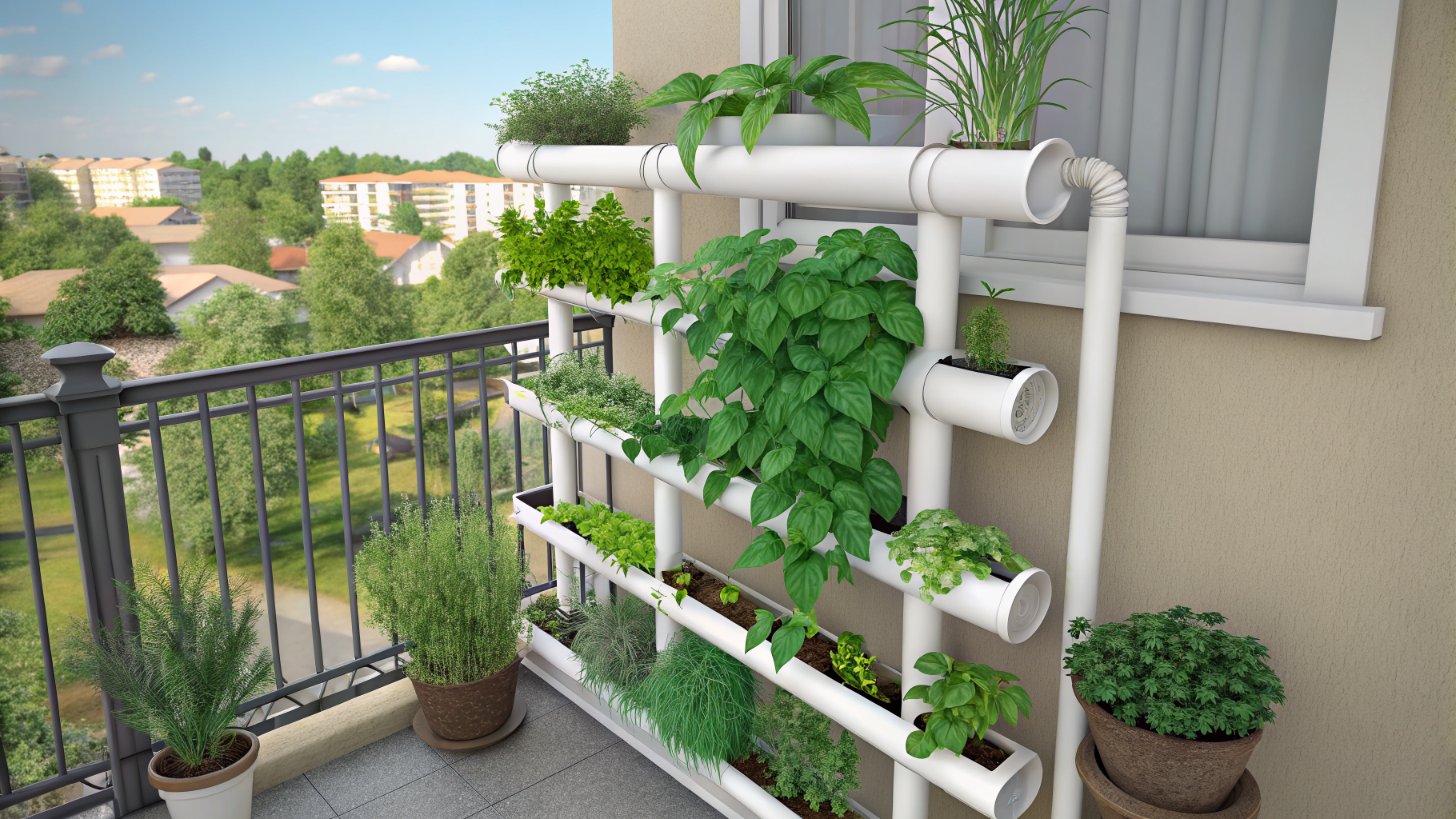 portable vertical herb garden
